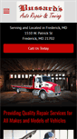 Mobile Screenshot of bussardsautoandtow.com